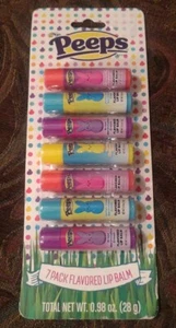Peeps Marke aromatisierter Lippenbalsam 7er Pack Neu im Paket - Bild 1 von 2