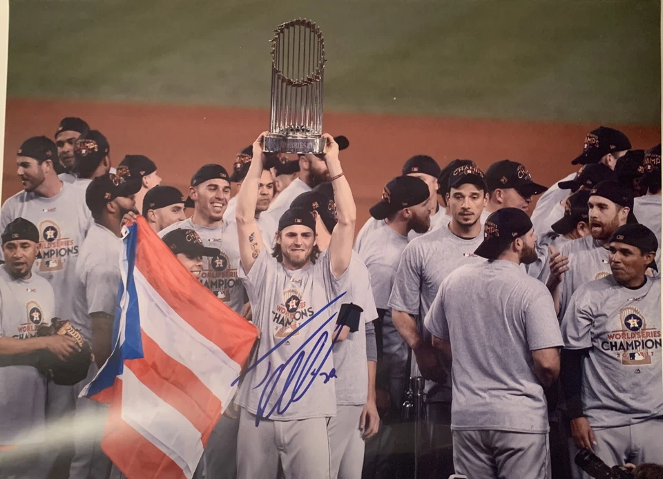 Foto firmada por Josh Reddick 8x10ish foto auto Astros Foto 1 de 1