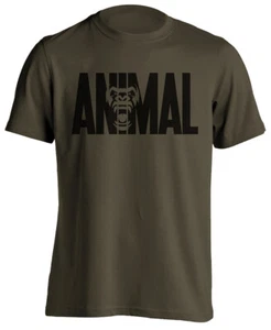 Animal Gym Bodybulding Fitness Workout Short-Sleeve T-Shirt Military Training - Picture 1 of 6