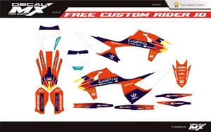 Fit KTM XCW XCFW EXC EXCF 2020 to 2023 & 2019 to 2022 SX SXF XC XCF graphic kit - Picture 1 of 2