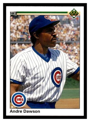 1990 Upper Deck  #357 Andre Dawson - Chicago Cubs - Image 1 of 2