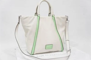 MARC BY MARC JACOBS Q FRAN SWAN WHITE MULTI TOTE SHOULDER BAG $498 - Picture 1 of 1