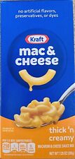 Kraft Original Mac & Cheese THICK N CREAMY Macaroni Dinner Mix 7.25 Oz Box