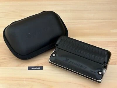 SUZUKI SNB-20 SHINOBIX C Key 10 Hole Harmonica with silencer full set - Image 1 of 4