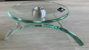 Leonardo Kerzenhalter aus Glas ,Edelstahl ,für Stabkerzen, Modern - Bild 1 von 5