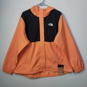North Face Jacket Womens Plus 3X Antora 2023 Dryvent Wind Rain ORANGE NEW $110 - Picture 1 of 10