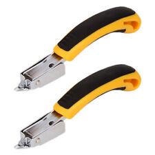  2 Pcs Metal Staple Remover Tool Nail Puller Heavy Duty for Office Multipurpose