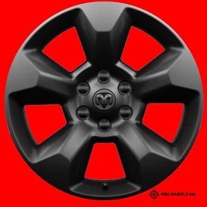 RAM 1500 2019-2024 20X9 BLACK FACTORY ORIGINAL OEM WHEEL RIM 2722 2675 - Picture 1 of 2