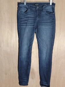 judy blue jeans womens size 13/31 skinny stretch mid rise denim dark blue - Picture 1 of 13