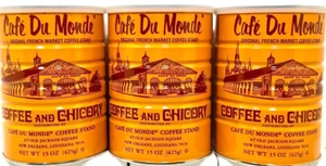 Cafe Du Monde Coffee & Chicory Ground Coffee 15 oz ( Pack of 3 )~11/11/2025 - Picture 1 of 3