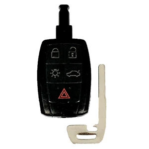 2004 - 2012 Volvo S40 T5 OEM Remote WORN 5B + UNCUT Key - KR55WK49259 - Picture 1 of 4