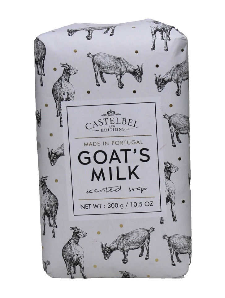 Barra de jabón perfumada de leche de cabra importada Portugal 10,5 oz/300 g totalmente nueva Foto 1 de 2