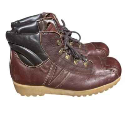 Botas de Senderismo Dexter De Colección Para Mujer Cuero Plataforma de Cuña Exterior Talla 12M Foto 1 de 4
