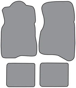 1978-1981 Volvo 262 Cutpile Carpet Floor Mat 4pc - Bild 1 von 2