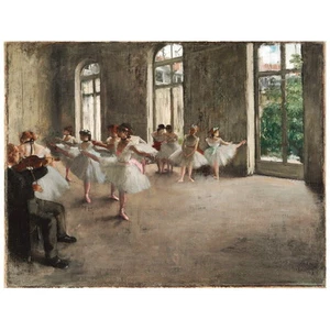Edgar Degas, IMÁN NEVERA de ensayo de ballet, 1893 reproducción de bellas artes regalo - Imagen 1 de 7