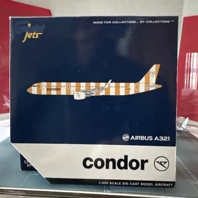 Modelo fundido a presión escala GJ 400 CÓNDOR Airbus A321-211 avión comercial D-AIAD Foto 1 de 4