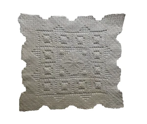 Vintage Square Woven Doily - Picture 1 of 1