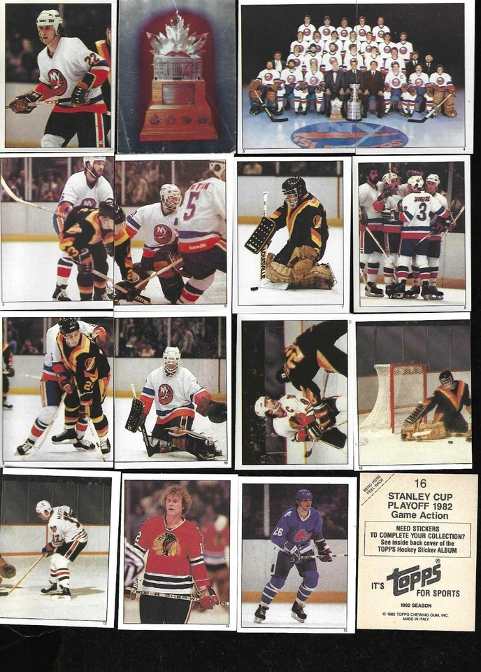 Juego completo de pegatinas de hockey Topps 1982-83 - 263 pegatinas Foto 1 de 1