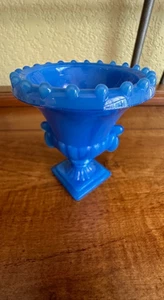 VINTAGE BLAUE SCHLACKE GLASURNE - Bild 1 von 3