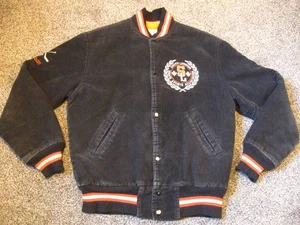 Arwil South London Minor Sports Association Black Corduroy Fleece Lined Jacket - Picture 1 of 23