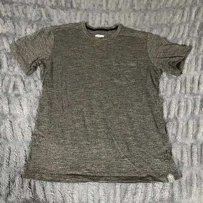 Rag Bone Heathered Gray Pocket T Shirt Mens Medium Cotton Blend Made in Peru - Image 1 of 4