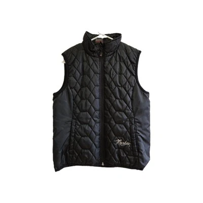 Chaleco acolchado negro Marker para mujer mediano cremallera completa Foto 1 de 4