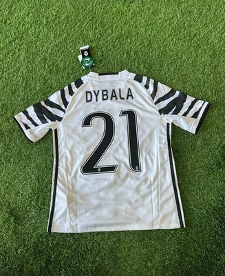 Camiseta Adidas Juventus Youth 3rd 16/17 Legend Dybala #21 - blanca/negra Foto 1 de 4