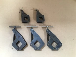 Lot of 5 Saxton Kant Twist Handle Machinists Welders Clamps No. 2 & No. 3 - Picture 1 of 11