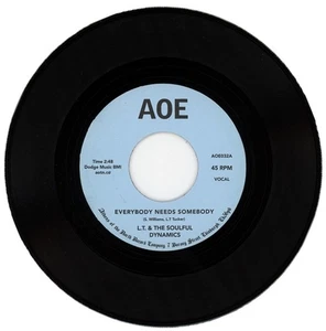 L.T. & THE SOULFUL DYNAMICS "EVERYBODY NEEDS SOMEBODY c/w CRAZY ABOUT YOU BABY" - Picture 1 of 2