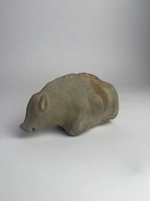 Northern Wei Mingqi Boar Gray Pottery Chinese Antique - Изображение 1 из 4