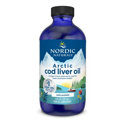 Nordic Naturals Arctic CLO - 100% Wild Cod Liver Oil, Unflavored, 8 Oz - Image 1 of 4
