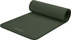Solana Yoga Mat 1/2" Thick W/Nylon Strap For Men & Women - Non Slip Exercise Mat