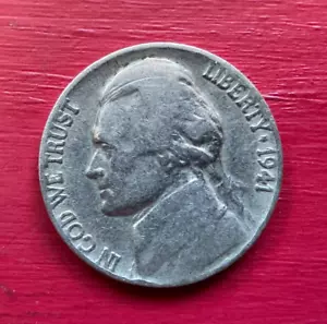 1941 USA NICKEL FIVE CENTS - Picture 1 of 4