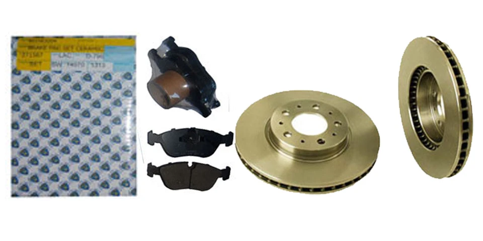 Volvo 850,s70 V70 front ceramic brake pads and 280mm zinc plated rotors 271587/8 - Image 1 of 1
