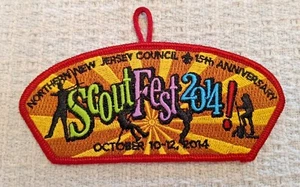 Parche SCOUTFEST 2014 del 15 aniversario del Consejo del Norte de Nueva Jersey - Imagen 1 de 2