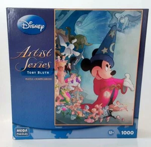  Disney Artist Series Tony Bluth Mickey Wizard 1000 Jigsaw Puzzle - Sealed Bag - Picture 1 of 6