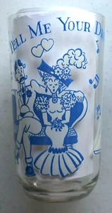 Vaso de canción Hazel Atlas vintage anterior a 1955 “You Tell Me Your Dream” - Imagen 1 de 3