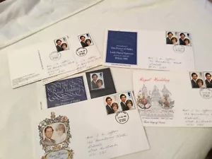 1981 ROYAL WEDDING POST OFFICE FIRST DAY COVER - Charles and Diana Vintage - Foto 1 di 5