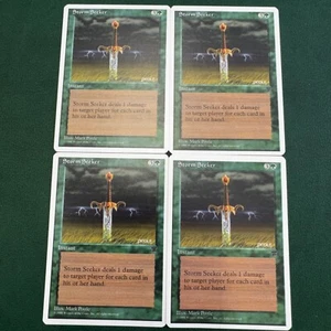 4 X STORM SEEKER LEGENDS MTG MAGIC THE GATHERING VG/NM - Picture 1 of 1