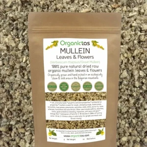 Organic Mullein Leaf Tea with Benefits Good for Lungs & Respiratory Health 100g - Picture 1 of 18