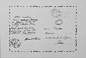 Schablone für Wände-Airbrush-Basteln-Vintage-Shabby-DIY-Postkarte-Brief #1251