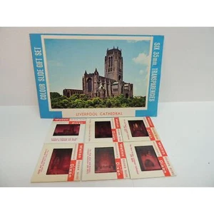 Set regalo 6 trasparenti Liverpool Cattedrale 6 35 mm Walton Dixon - Foto 1 di 4