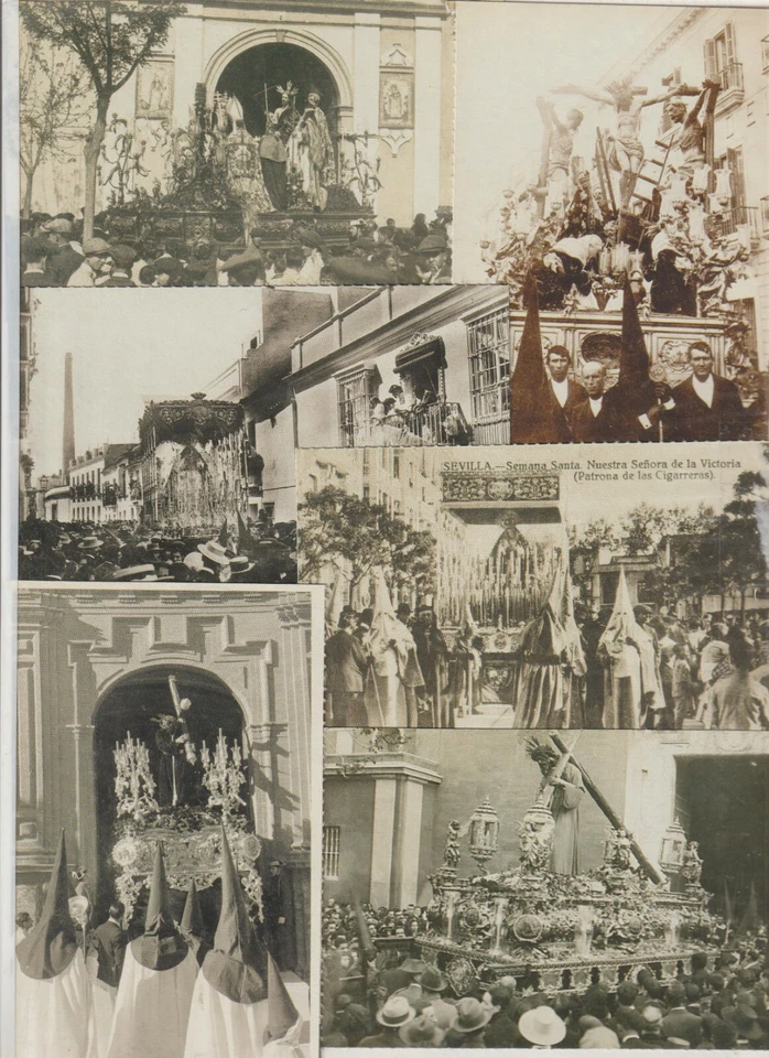 Postales Antiguas Semana Santa Sevilla Reditadas por Correo Andalucia (GR-594) - Imagen 1 de 1