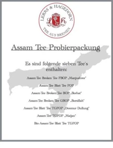 Assam Tee-Probierpackung (7 Sorten) - Set 2 - Bild 1 von 8