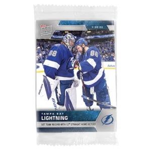 2022-23 NHL Topps NOW® Sticker #177 🥅 Tampa Bay Lightning 🥅 12 Straight - Picture 1 of 2