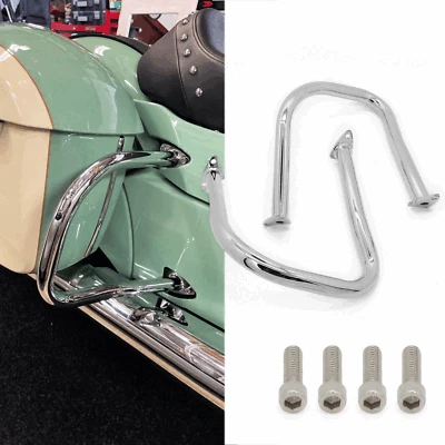 For Indian Chief Chieftain 2014-2021 Rear Saddlebags Guards Crash Rails Bars - Image 1 of 4