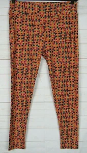 LuLaRoe Women's Leggings Orange, Red & Multi Color Size TC New - Picture 1 of 3