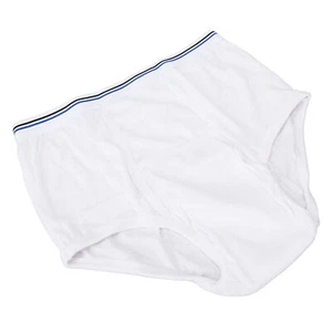 Männer Inkontinenz-Unterhosen Baumwolle Front Absorbent Pad Waschbar Inkonti BH2 - Bild 1 von 22