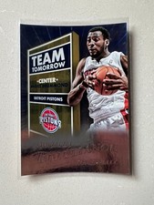 2012-13 Panini Brilliance Andre Drummond Team Tomorrow RC #7 Pistons Rookie