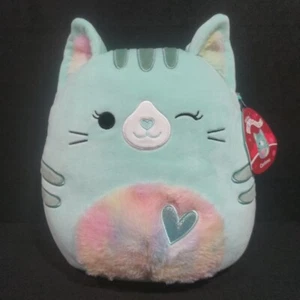 Peluche Squishmallow Corinna The Cat Valentine 2022 12" nuevo con etiquetas - Imagen 1 de 14